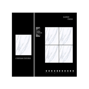 Carreaux vitrifiés en céramique émaillée 600x1200mm Carreaux aspect marbre pour murs et sols - Product Image 2