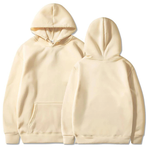 Sweats à capuche hommes 100% coton lourd luxe qualité bouffée impression surdimensionné Streetwear pull à capuche - Product Image 3