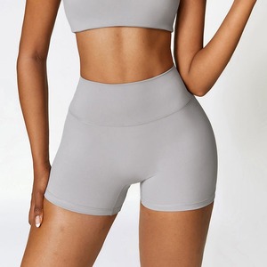 Pantalones de fitness de cintura alta para mujer, pantalones cortos de yoga con hilo deportivo para correr, fabricados por Hawk Eye Sports - Product Image 5