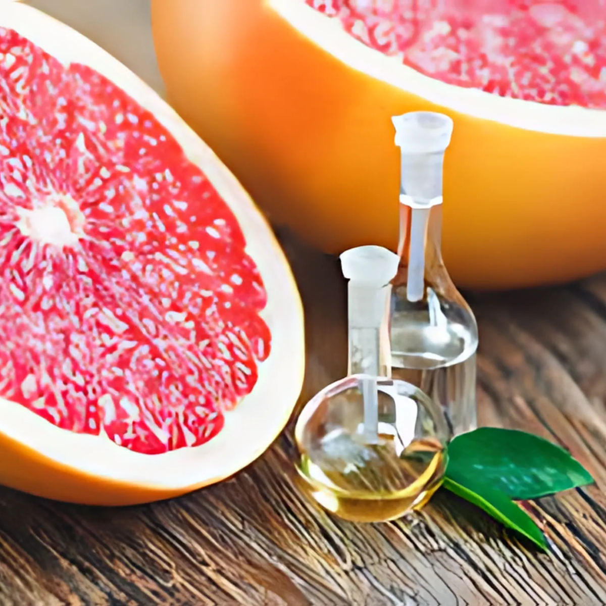 Reddish orange colored liquid