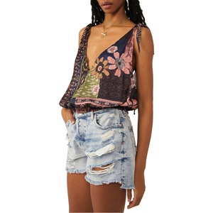 Top a Canotta Surplice Lemonade Combo da Donna Free People, Traspirante, in Tessuto con Decorazione Arricciata, Taglia Unica per Uso in Palestra - Product Image 3