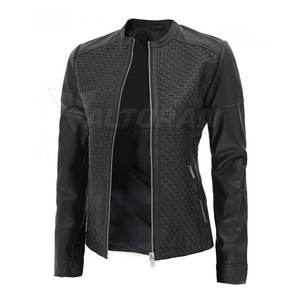 Veste en cuir véritable pour femmes, vêtements d'extérieur élégants, veste en cuir véritable pour femmes, vêtements de mode haut de gamme, veste en cuir pour femmes - Product Image 2