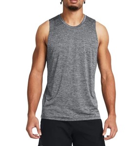 เสื้อกล้ามสำหรับผู้ชายแบบสั่งตัดขนาดพลัสไซส์ระบายอากาศได้ใส่ในยิมใส่สบายและเสื้อผ้าสีเทา - Product Image 5