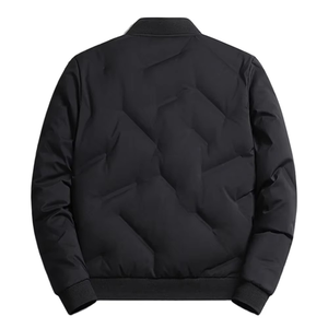 Chaqueta Acolchada de Lona Unisex, Diseño Nuevo, Cálida, a la Moda, de Alta Calidad, Color Sólido, con Capucha, Resistente al Viento, Personalizable - Product Image 3