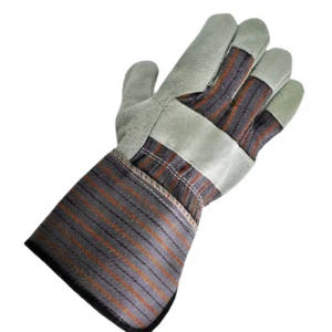 Gants de travail de sécurité anti-vibration en cuir de vachette canadien de haute qualité, confortables, ignifuges et réfléchissants - Product Image 5