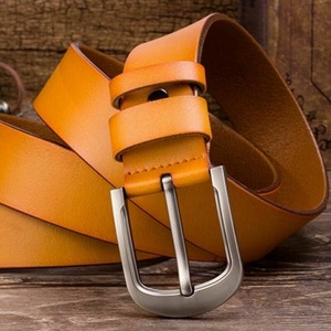 เข็มขัดหนังแท้สำหรับผู้ชาย ดีไซน์หรูหรา สไตล์ธุรกิจแบบมืออาชีพ หัวเข็มขัดทนทาน คุณภาพสูง รุ่น LMB-0075 - Product Image 1