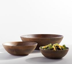Bol en bois d'acacia, saladier en bois - Product Image 6