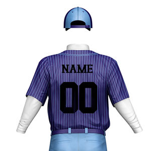 Uniforme de baseball en polyester 100%, couleur unie, nouvelle arrivée, haute qualité, grande taille, séchage rapide, antibactérien, pour adultes - Product Image 6