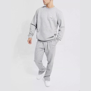 Unisex Custom 2-Piece Set Fashionable Reflective Track Suits Spring Breathable 100% Cotton Eco-Friendly <b>Fleece</b> Hoodie Sweatpants - Product Image 4