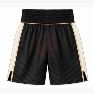 Shorts de boxe Muay Thai personnalisés pour hommes, satin 100% polyester 120g, impression numérique, logo sur le devant, équipement OEM MMA Kickboxing - Product Image 4