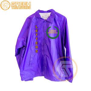 Chaqueta personalizada de línea bordada de poliéster Omega fraternidad de alta calidad griega Psi hombres chaquetas de entrenamiento transpirables hermandad - Product Image 5