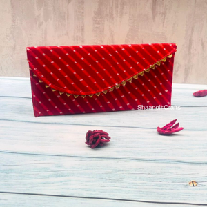 ซองใส่เงินสุดหรูตามเทศกาล sagun ปักลายด้วยผ้าลูกไม้ Gota ทนทานกระเป๋าถือประดับมุกน้ำหนักเบา - Product Image 2