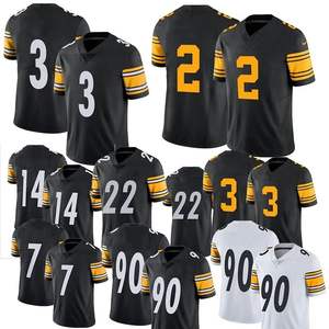 Ropa de fútbol americano de la mejor calidad 2025, camisetas de fútbol de Pittsburgh, camiseta de Rugby, la mejor camiseta de fútbol americano bordada - Product Image 5