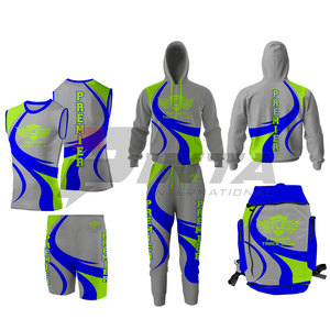 Bajo MOQ Diseño único Seguimiento Uniforme Conjuntos de velocidad de impresión personalizados Ropa deportiva Conjuntos de salto - Product Image 1