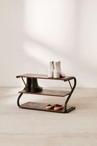 Zapatero exclusivo para zapatillas y zapatos artículo de artesanía hecho de hierro y madera personalizar tamaño y color disponible al por mayor PR - Product Image 3