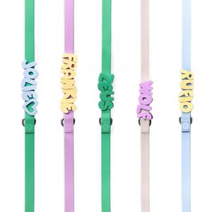 Accesorios para Perros, Nuevo Diseño de Fábrica, Collar y Correa para Perro DIY, Silicona de Grado Alimenticio, Collar Personalizado Impermeable con Dijes - Product Image 5