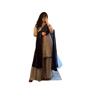 Elegantes Trajes Salwar Largos para Bodas, Impresionantes Trajes Salwar Largos para Bodas - Product Image 1
