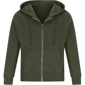 Sweat à capuche ample en coton 100% de haute qualité, épais, surdimensionné, avec double poche zippée, personnalisé pour homme, en polaire d'hiver classique - Product Image 5