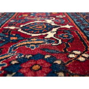 Tapis en laine noué à la main Aalam grande surface 9x12, motif géométrique abstrait rectangulaire pour entrée de maison, rouge-orange, tapis de chambre Paem-360 - Product Image 3