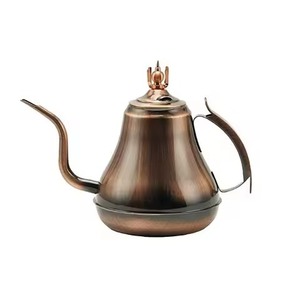 Elegant Copper Tea Kettle Handmade Water Boiler Coffee Pot for Kitchen Cafe Hotel Traditional Teapot for Gifting Use - Product Image 6