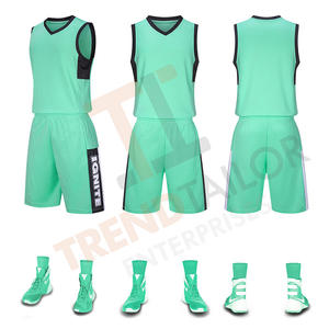 Custom <b>Kids</b> <b>Basketball</b> Uniform Wholesale Sublimated Full Jersey Kit Sublimated Uniforms - Product Image 6