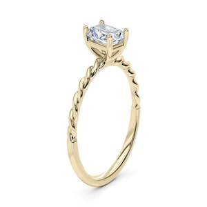 Anillo de Compromiso con Diamante de Corte Radiante para Mujer - Product Image 3