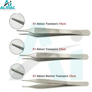 ALMAC Top Sale Adson Tissue Forceps Instrumentos quirúrgicos manuales de acero inoxidable de alta calidad Venta caliente Artículo de acero inoxidable - Product Image 2