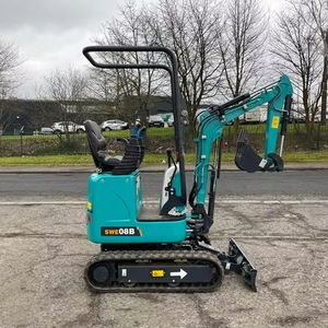 SUNWARD SWE08B Mini (hasta 12.000 lbs) Excavadoras Máquina de movimiento de tierras de servicio pesado de 1 tonelada para construcción - Product Image 1