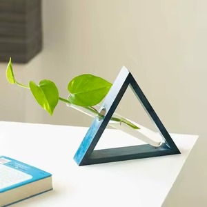 Juego de 2 Macetas/Jarrones de Mesa para el Hogar, Diseño de Tubo de Ensayo, Macetas y Jardineras - Product Image 2