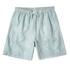 กางเกงว่ายน้ำผู้ชายแบบเชือกผูกเอวพิมพ์ลายดอกไม้กางเกงขาสั้นออกกำลังกายชายหาดเล่นกีฬากล้ามเนื้อกางเกง2025 - Product Image 1