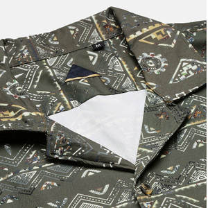 Conjunto de camiseta de ajuste relajado étnico con estampado de verano de estilo callejero para hombre, conjunto de algodón suave transpirable cómodo - Product Image 5