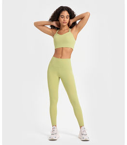 New Design Ribbed <b>Legging</b> <b>Women</b> Yoga Fitness Wear Stretchy High Waist Yoga Durable Gym <b>Leggings</b> <b>for</b> <b>Women</b> - Product Image 2