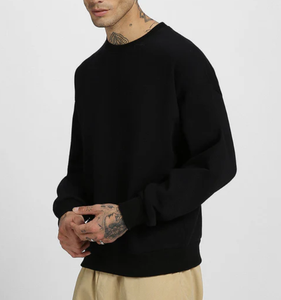 เสื้อสเวตเตอร์100% สะพายไหล่ของผู้ชายผ้าฝ้าย480 GSM มีหลายสีโลโก้ตามสั่ง - Product Image 6