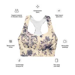 Sujetador deportivo elegante para mujer para gimnasio, yoga y entrenamiento físico, top de rendimiento de entrenamiento durante todo el día - Product Image 5