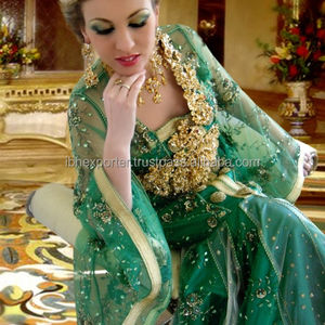 Vêtements musulmans, étiquette personnalisée, travail artisanal arabe, caftan marocain, abaya, kaftan, robe avec ceinture - Product Image 1