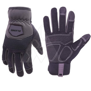 Gants de mécanicien en cuir avec logo personnalisé, vêtements de travail, résistance à la chaleur, gants de mécanicien à vendre - Product Image 2