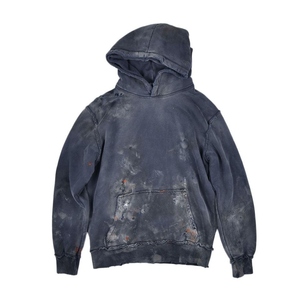 Sweat à capuche en molleton 100 % coton délavé pour homme – Qualité supérieure, écologique, style vintage délavé, coupe oversize – Idéal pour l'automne - Product Image 1