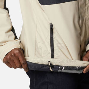Veste de ski d'hiver personnalisable pour hommes, vêtements de sport de plein air respirants isolés et imperméables avec fermeture à glissière - Product Image 6