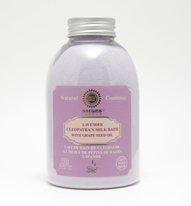 Poudre de Lait de Bain à la Lavande avec Huile de Pépins de Raisin Hydratante Style Cléopâtre Bain de Spa 250g - Product Image 5