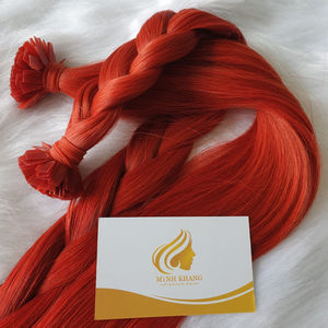 Cheveux humains vierges vietnamiens de haute qualité, donneur unique, extensions en vrac, qualité supérieure, cheveux Remy, lisses naturels, kératine, 100g, 4 ans - Product Image 1