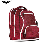Mochila Ligera Impermeable Personalizada con Brillantina, Bordado de Diamantes de Imitación, Diseño Sublimado, Correa Suave Ideal para Bailar