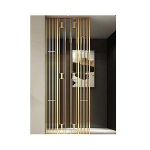 Cloison décorative en métal avec motifs géométriques complexes pour les maisons modernes et les entreprises - Product Image 1