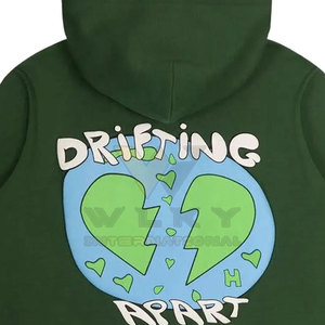 Sweats à capuche imprimés à bas prix fabriqués au Pakistan Vêtements d'hiver Slim Fit Puff Printing Hoodies à la mode - Product Image 6