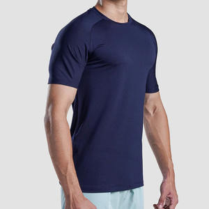Camiseta de fitness personalizada con diseño de patrón sólido 280 gramos de poliéster de punto/Material de algodón 100% algodón Panel de brazo de estilo formal - Product Image 2