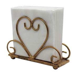 Support de serviette debout au design attrayant support de mouchoirs en forme de cœur en métal de première qualité au prix le plus bas - Product Image 1