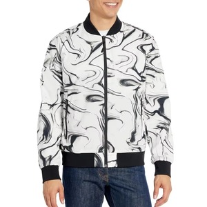 Chaqueta de béisbol universitaria de satén estilo universitario personalizada Unisex chaqueta de bombardero bordado liso teñido recubierto para la temporada de primavera - Product Image 6