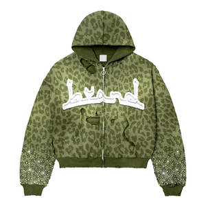 Service OEM, prix bas, tenue tendance brodée d'hiver, sweat à capuche pour homme, impression, haute qualité, design de couleur personnalisé, manches longues - Product Image 5