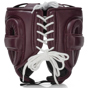 Casque de boxe en cuir PU, casque de protection unisexe pour adulte, couleur unie, fermeture à lacets, protection de la tête pour le sport - Product Image 3