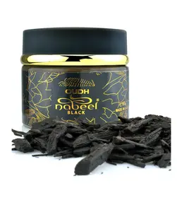 Bakhoor Oudh Nabeel Black 60gm от Nabeel, парфюмерные палочки для домашнего использования, арабские духи bakhoor