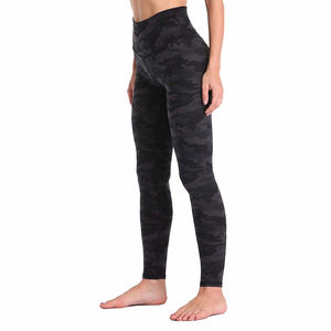 Mallas de Yoga de cintura alta de talla grande para mujer, pantalones deportivos de entrenamiento atlético para gimnasio suaves y elásticos y cómodos - Product Image 5